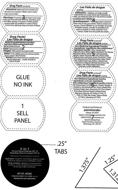 Image Of Label (4 In 1  Pressed Mineral Spf 15 Medium Dark)